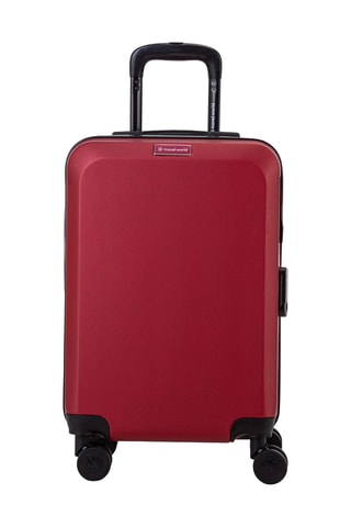 Maleta de cabina y maleta grande Travel World ACA (S/L) - 55/75 cm - Rojo oscuro
