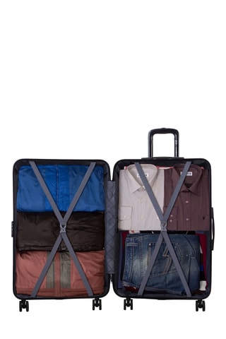 Maleta de cabina y maleta grande Travel World ACA (S/L) - 55/75 cm - Rojo oscuro