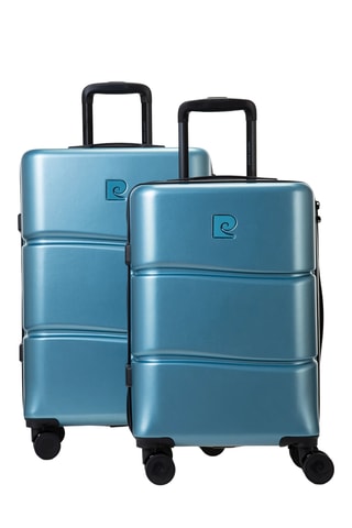 Maleta de cabina y maleta mediana Pierre Cardin Intense (S/M) - 55/65 cm - Azul