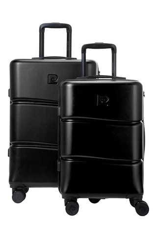 Maleta de cabina y maleta mediana Pierre Cardin Intense (S/M) - 55/65 cm - Negro