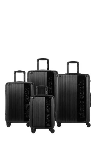 Juego de 4 maletas Pierre Cardin Berlin (S/M/L/XL) - 55/65/75/85 cm - Negro