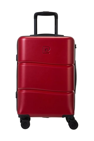 Maleta de cabina y maleta mediana Pierre Cardin Intense (S/M) - 55/65 cm - Rojo oscuro