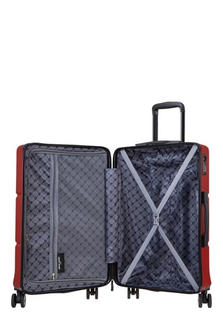 Maleta de cabina y maleta mediana Pierre Cardin Intense (S/M) - 55/65 cm - Rojo oscuro