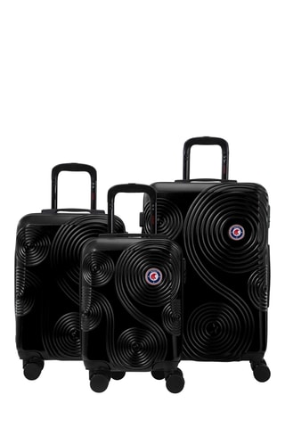 Juego de 3 maletas Rafale GPS (XS/S/M) - 45/55/65 cm - Negro