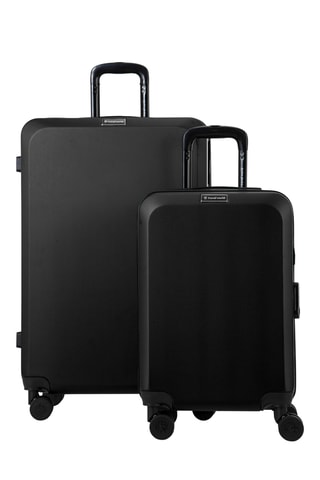 Maleta de cabina y maleta grande Travel World ACA (S/L) - 55/75 cm - Negro