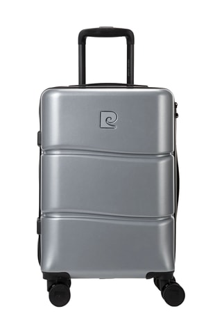 Maleta de cabina y maleta mediana Pierre Cardin Intense (S/M) - 55/65 cm - Plateado