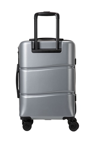Maleta de cabina y maleta mediana Pierre Cardin Intense (S/M) - 55/65 cm - Plateado