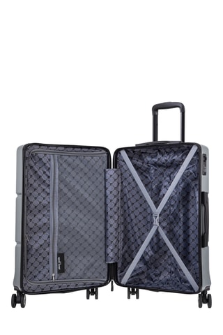 Maleta de cabina y maleta mediana Pierre Cardin Intense (S/M) - 55/65 cm - Plateado