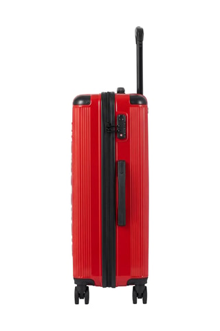 Juego de 4 maletas Pierre Cardin Berlin (S/M/L/XL) - 55/65/75/85 cm - Rojo oscuro