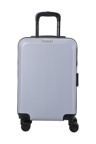 Maleta de cabina y maleta grande Travel World ACA (S/L) - 55/75 cm - Plateado