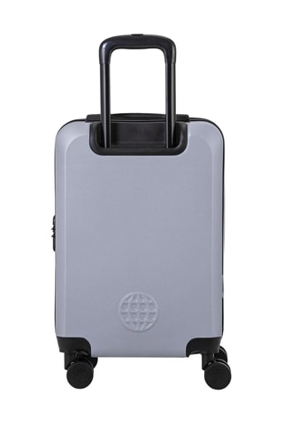 Maleta de cabina y maleta grande Travel World ACA (S/L) - 55/75 cm - Plateado