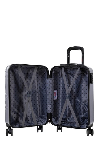 Juego de 3 maletas Rafale GPS (XS/S/M) - 45/55/65 cm - Plateado