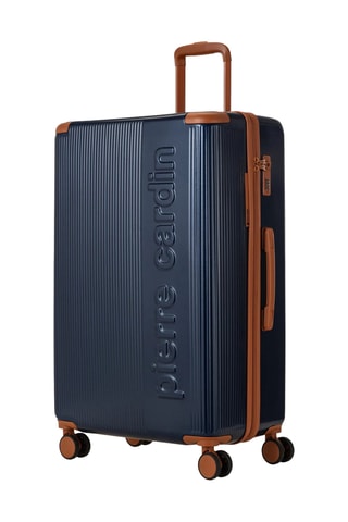 Juego de 3 maletas (S/M/L) con bolsa de viaje y neceser Pierre Cardin Berlin - 52/65/75 cm - Azul marino