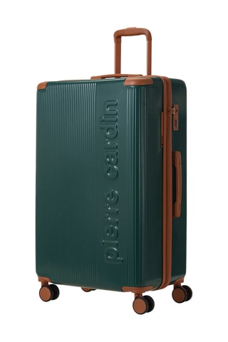 Juego de 3 maletas (S/M/L) con bolsa de viaje y neceser Pierre Cardin Berlin - 52/65/75 cm - Verde