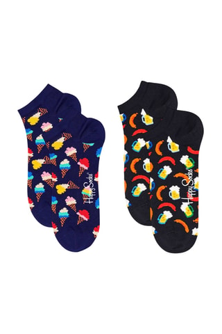 2 paires de socquettes - Multicolore