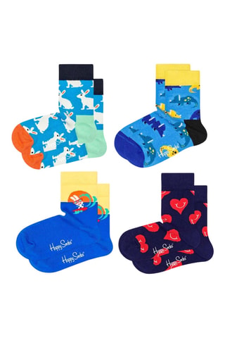 4 paires de chaussettes - Multicolore