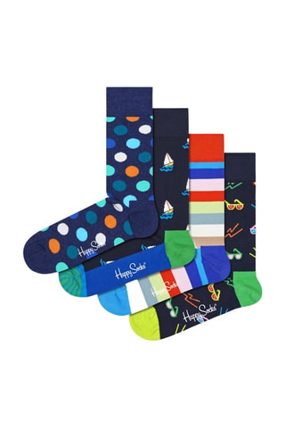 4 paires de chaussettes - Multicolore
