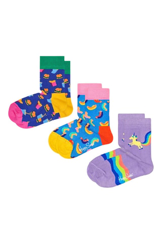 3 paires de chaussettes - Multicolore