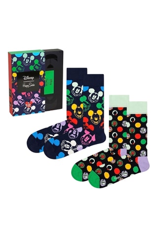 2 paires de chaussettes Mickey Disney - Multicolore