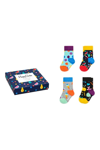 4 paires de chaussettes - Multicolore