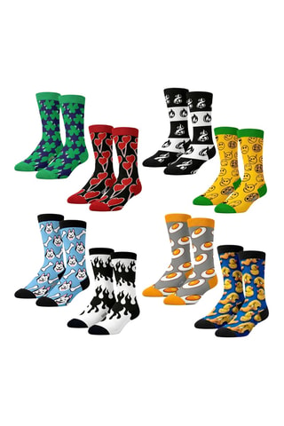8 paires de chaussettes - Multicolore