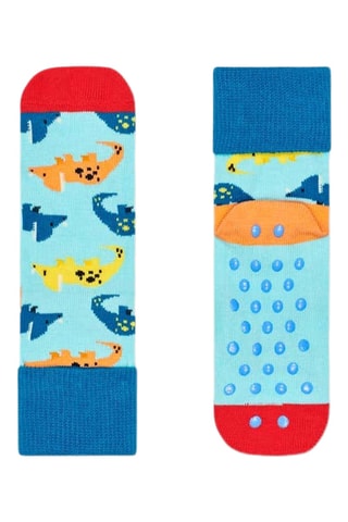 2 paires de chaussettes antidérapantes - Multicolore