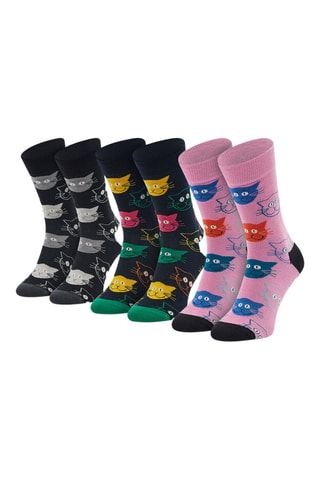 3 paires de chaussettes - Multicolore