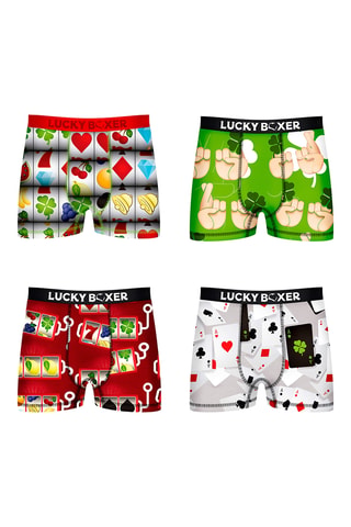 4 boxers - Multicolore