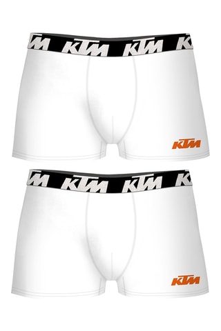 4 boxers KTM - Blanc