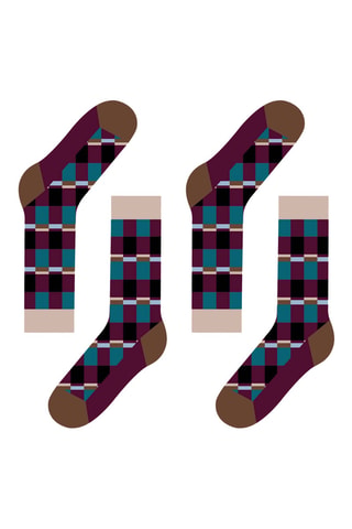2 paires de chaussettes - Multicolore