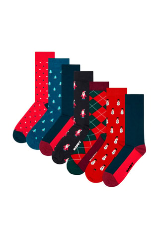 7 paires de chaussettes - Multicolore