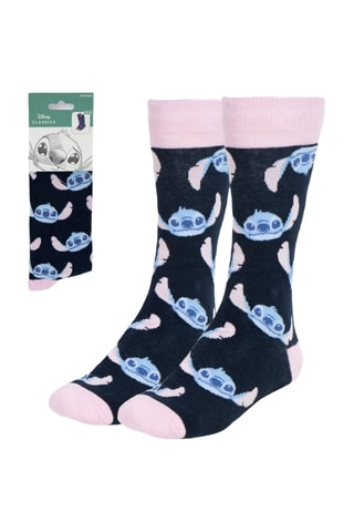 3 paires de chaussettes Stitch Lilo et Stitch Disney - Multicolore