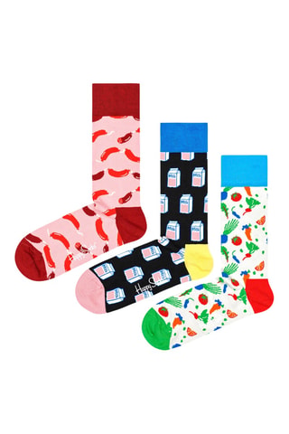 3 paires de chaussettes - Multicolore