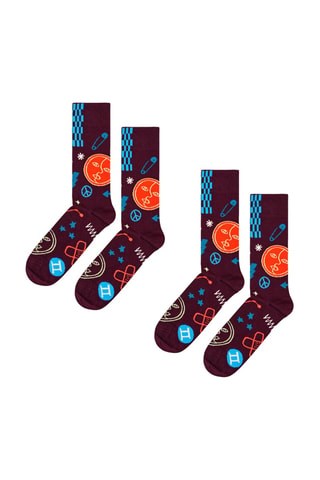 2 paires de chaussettes - Multicolore