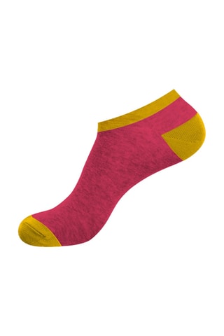 2 paires de socquettes en coton biologique - Rouge