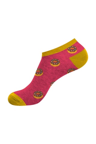 2 paires de socquettes en coton biologique - Rouge