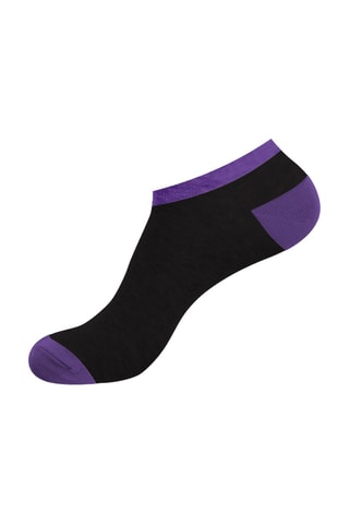 2 paires de socquettes en coton biologique - Noir