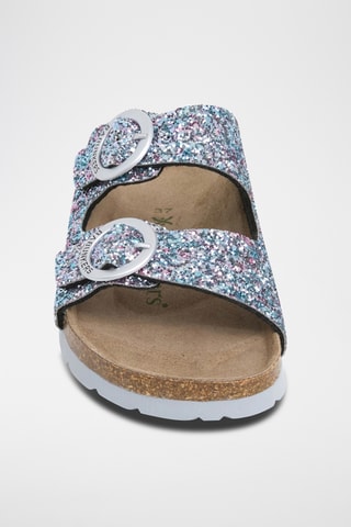 Sandales en cuir - Gris