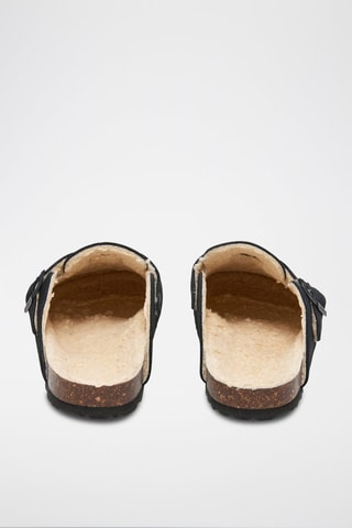 Sabots en cuir - Noir