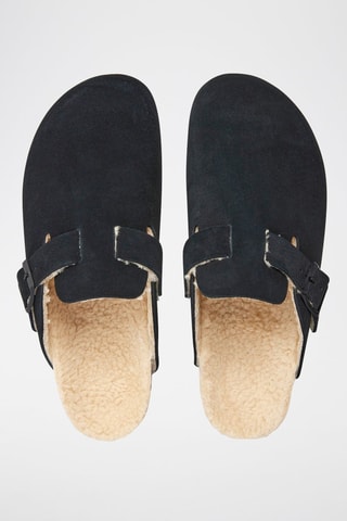 Sabots en cuir - Noir