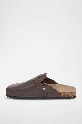 Sabots en cuir - Marron