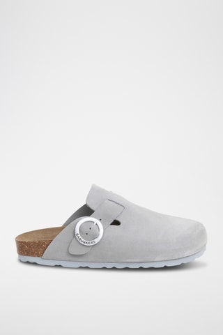 Sabots en cuir - Gris