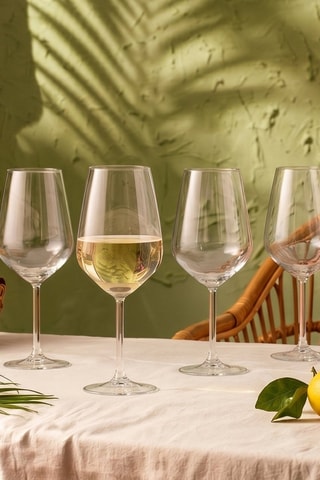 4 verres à vin - 49 cl