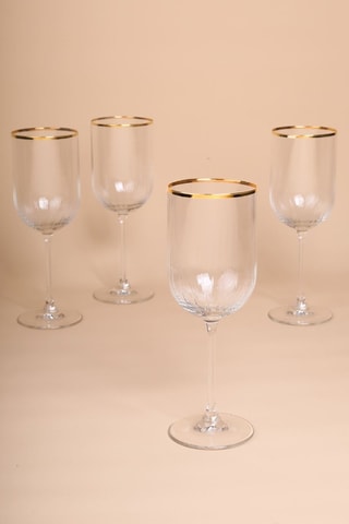4 verres à vin - 41 cl