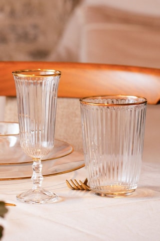 4 verres à eau - 12 cl