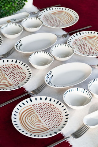 Service à petit déjeuner en porcelaine - 16 pièces
