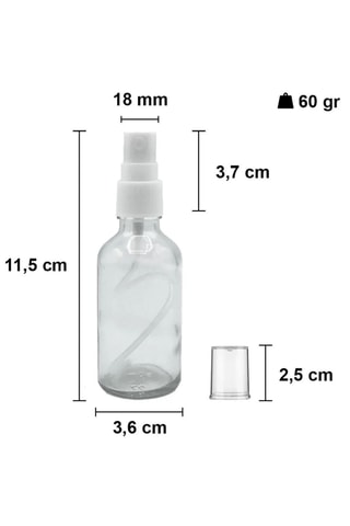 10 flacons spray - 50 ml
