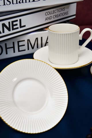 Service à café en porcelaine - 6 personnes