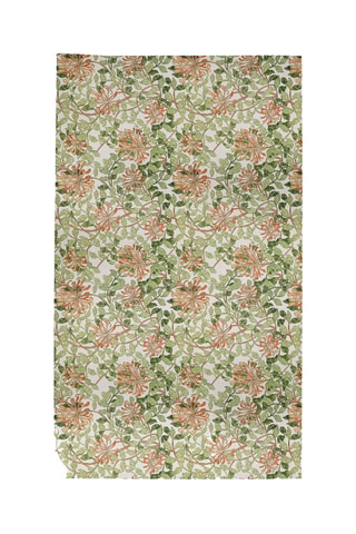 Nappe rectangulaire - Marron et vert