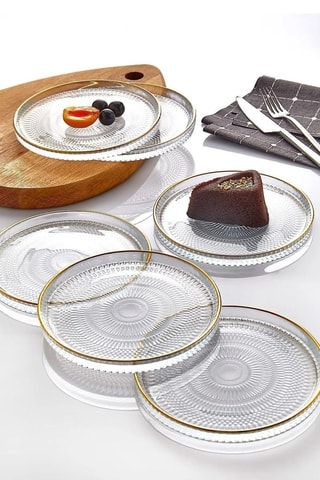 6 assiettes à dessert - 16 cm